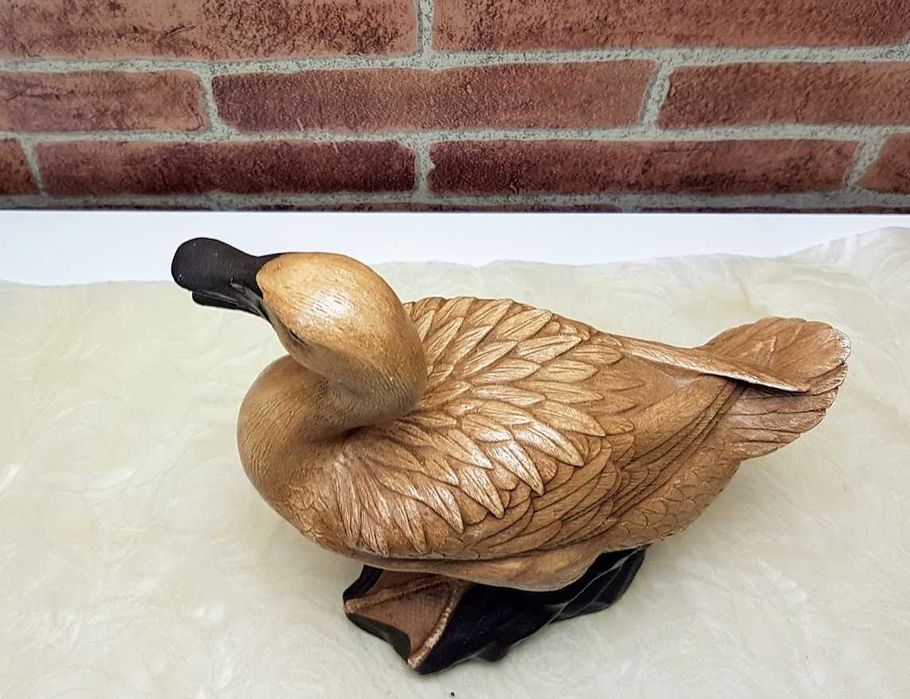 Par de patos decorativos em cerâmica artesanato