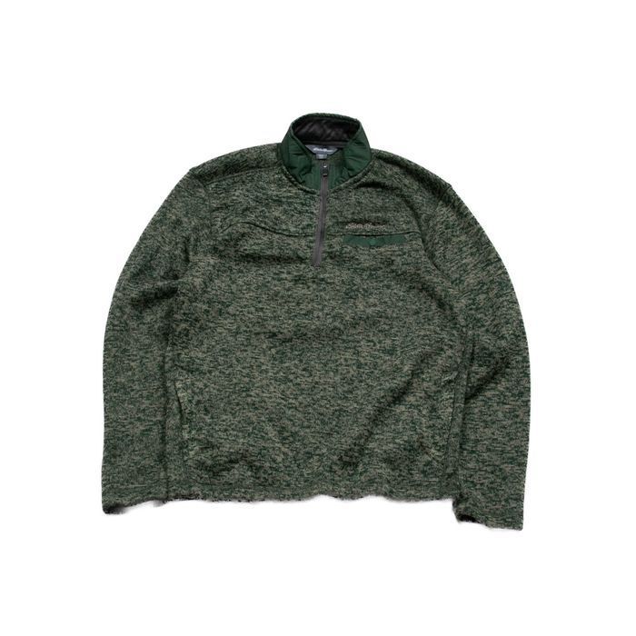 Eddie Bauer Halfzip bluza polarowa M Fleece outdoor trekking khaki