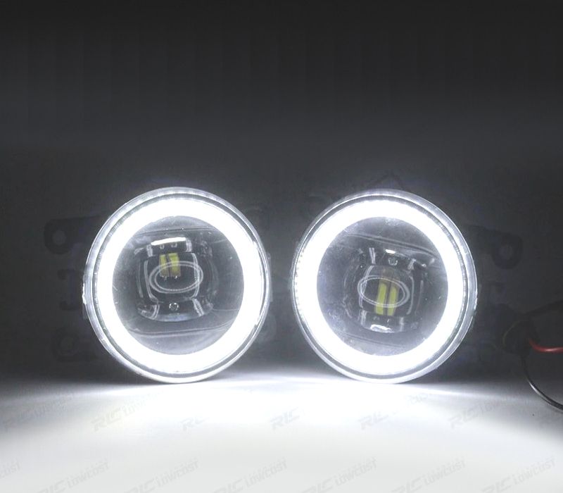 FARÓIS DE NEVOEIRO ANGEL EYES CCFL SUZUKI RENAULT OPEL PEUGEOT FORD CITROEN 97-13 VIDRO CLARO