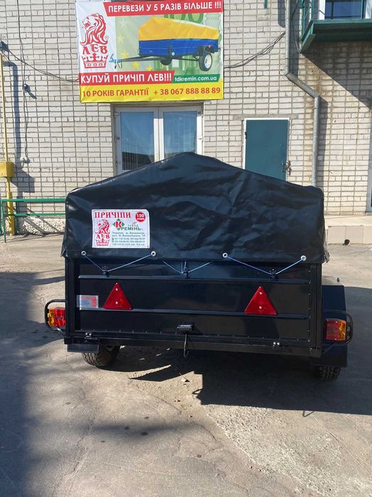 Причіп новий з документами,з колесами та тентом