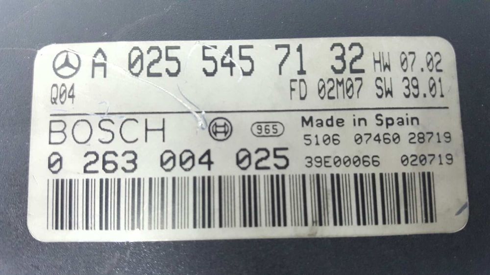 CENTRALINA CAIXA DE VELOCIDADES AUTOMÁTICA MERCEDES CLASE E (W211) BERLINA E 220...
