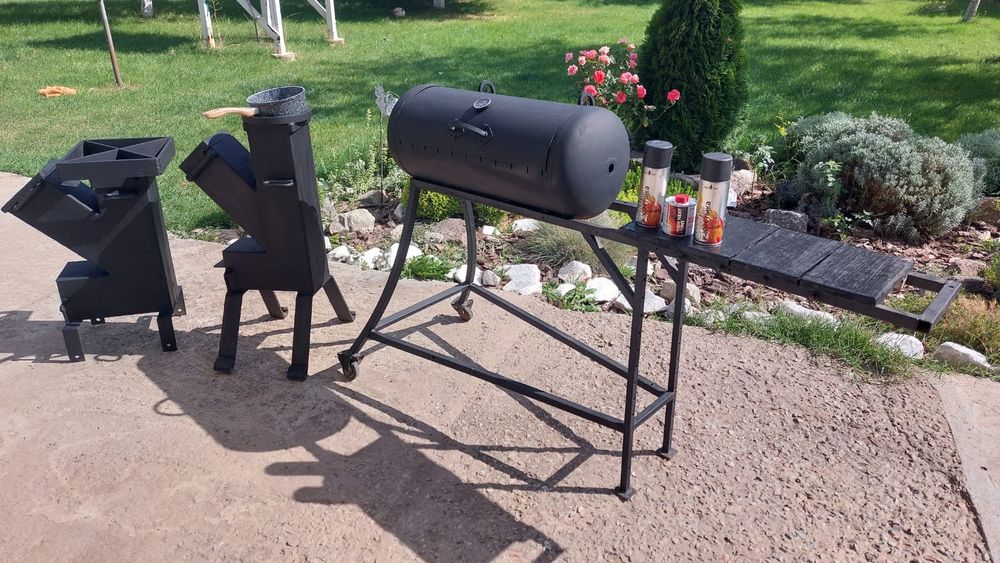 Мангал на колесах