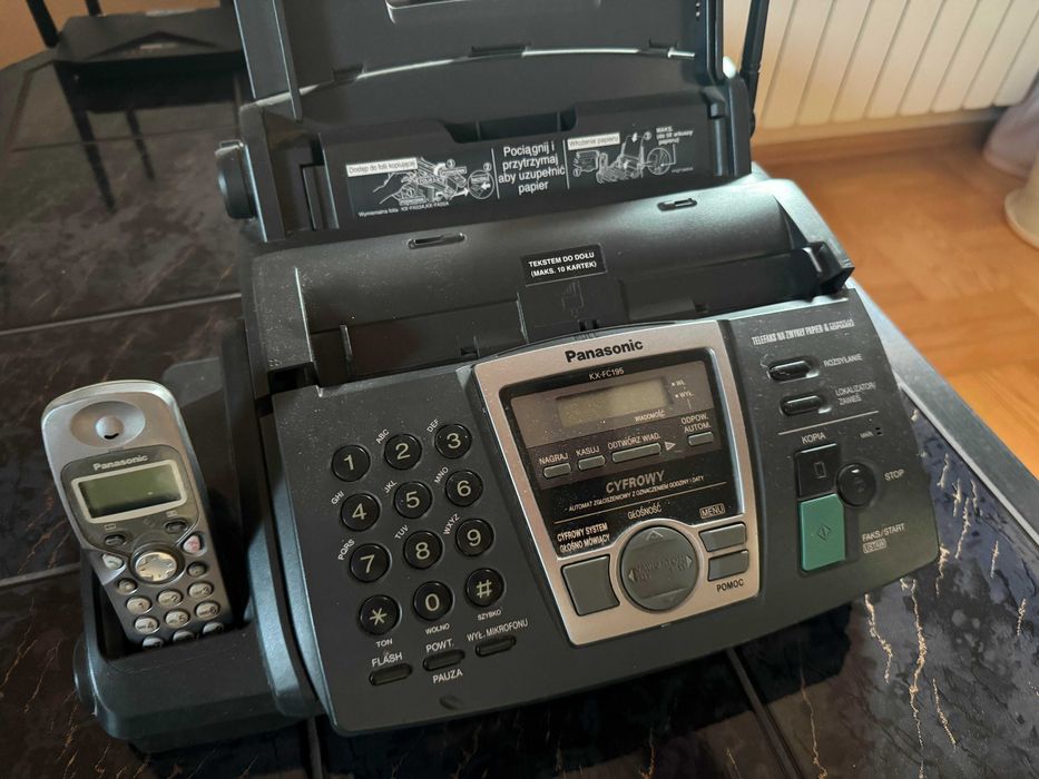 Sprzedam Fax Panasonic KX-FC195PD sprawny plus gratis folia 2x50 m