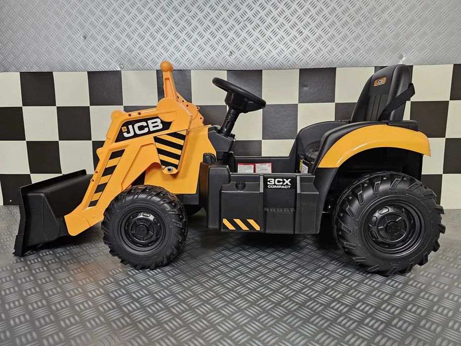 TRAKTOR Koparka Ładowarka JCB Spychacz Ciągnik Auto AKUMULATOR DZIECI