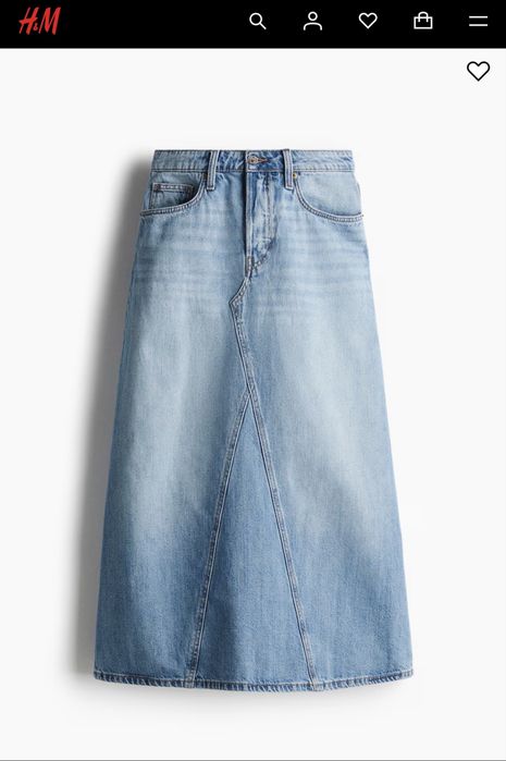 Джинсова спідниця H&M