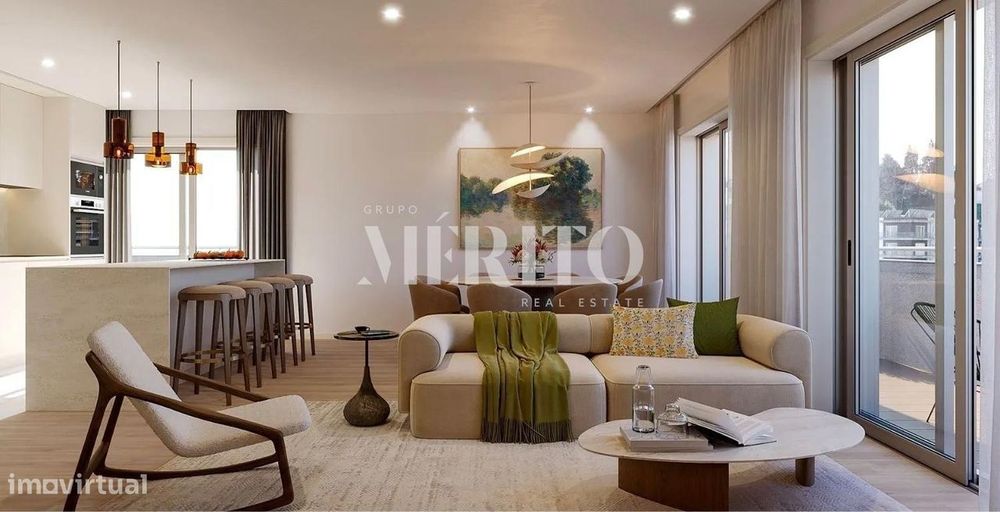 Novo – Apartamento T2 com terraço e garagem.