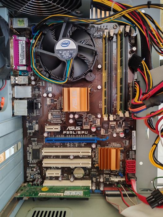 Retro PC płyta + procesor + ram // LGA775 – ASUS P5QL/EPU + Intel E5400 + 2GB DDR2