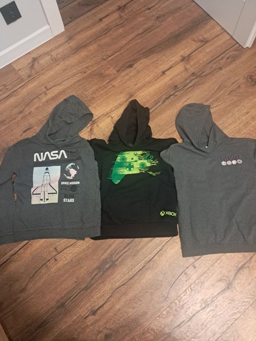 3x bluza 152 cm Xbox NASA Avengers