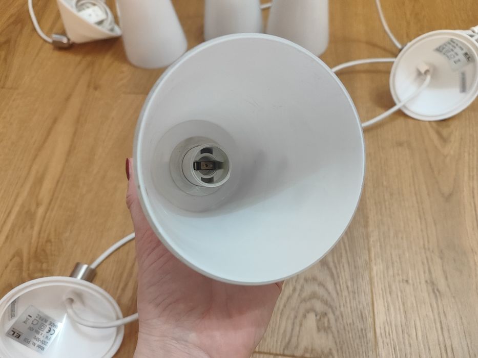 Lampa szklana wisząca