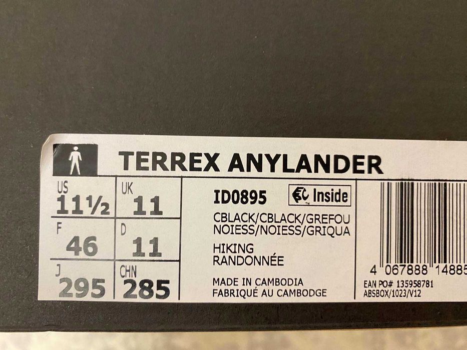 Кросівки Adidas Terrex Anylander (ID0895) 29см 46EU: 2 550 грн