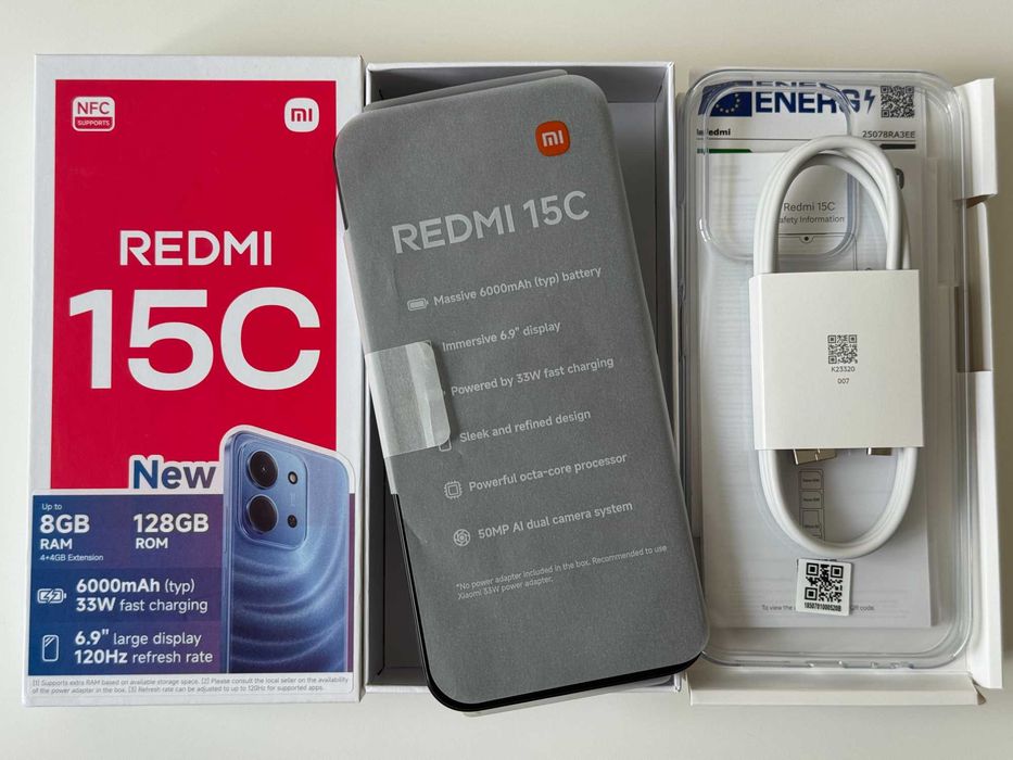 Новий Xiaomi Redmi 15C 4+2/128