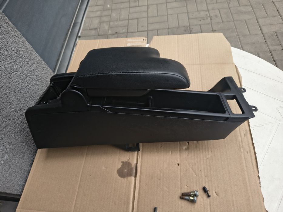 Podłokietnik BMW 3 E46 podłokietnik BMW przód przedni podłokietnik BMW E46 komplet ze zdjęć podłokietnik tunel środkowy BMW E46