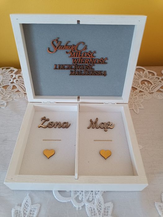 Pudełko na obrączki