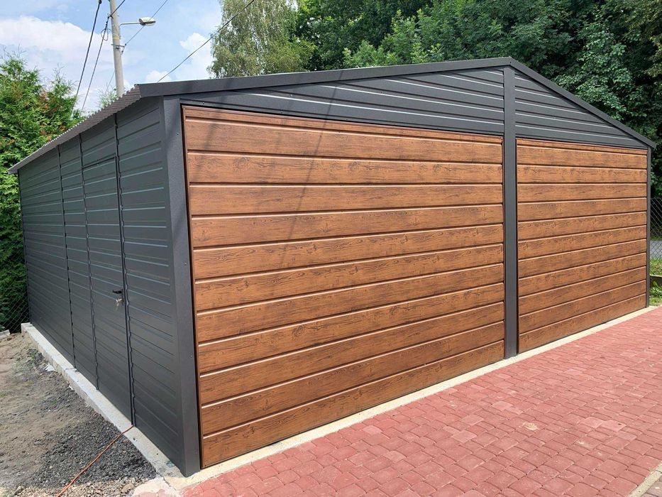 Garaże blaszane Premium, każdy wymiar, producent, profil zamknięty