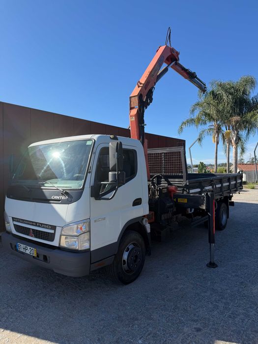 Camião Mitsubishi canter 9T Grua e báscula 4.9cc