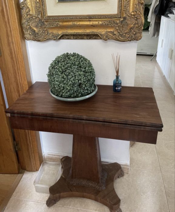 Antiguidade - Mobilia/mesa de jogo antiga