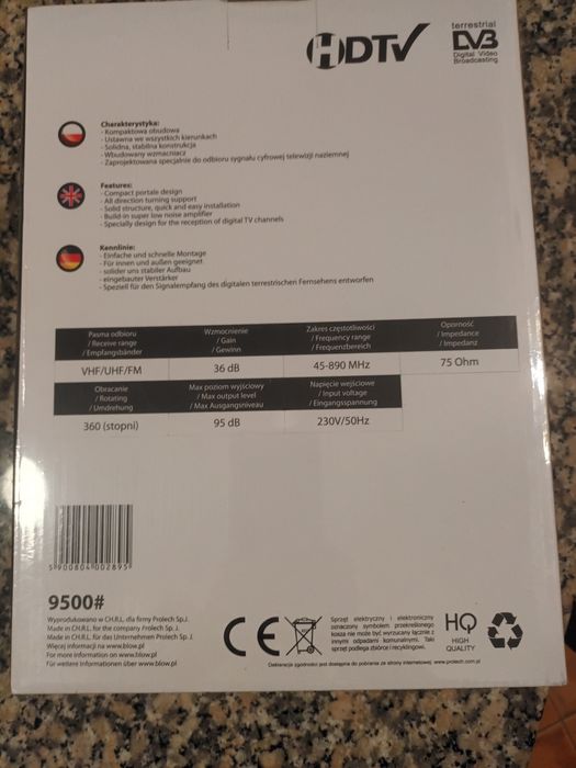 Duas Antenas de televisão campismo