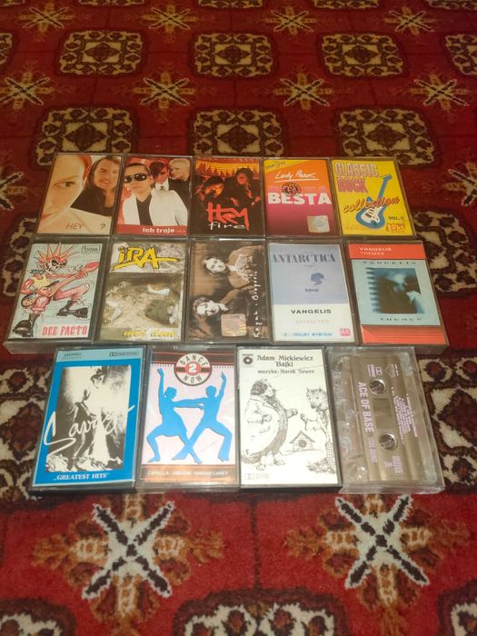 Kasety magnetofonowe 14 sztuk