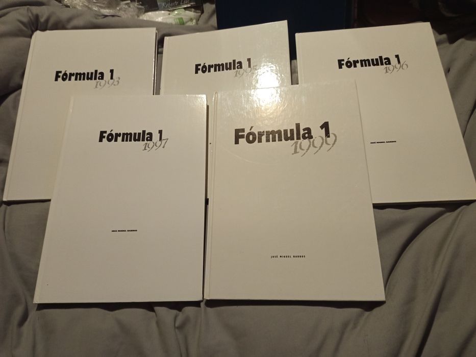 Livros de formula 1 e de Ayrton Senna.