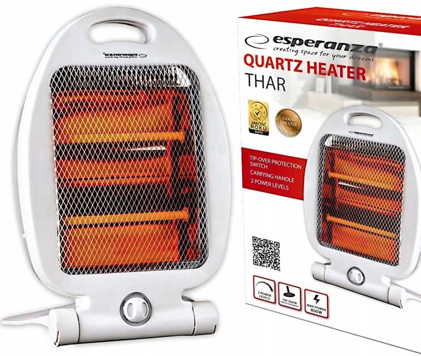 Grzejnik Kwarcowy Ogrzewacz na Podczerwień 800W * NOWY * GW24