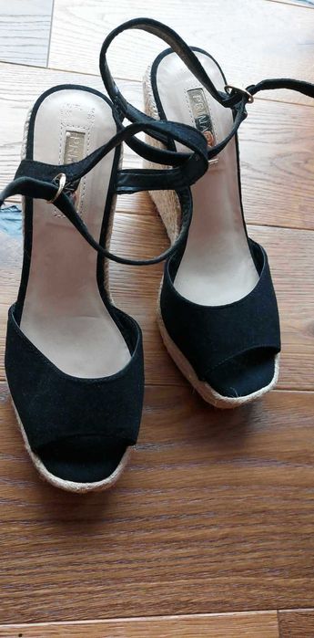 espadryle, sandały damskie na koturnie nowe 38 Primark