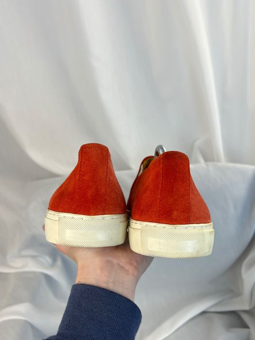 Comme des Garcons Suede Slip On Shoes замшеві сліпони Ком де Гарсон