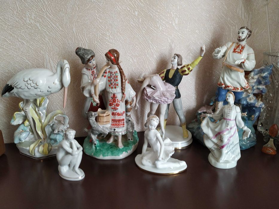 Подарок. Статуэтка.  Адажио. Несе Галя воду. ЛФЗ. Дулево. Барановка.