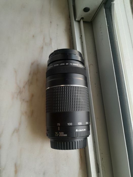 Canon 2000d objetivas 18-55 + 75-300