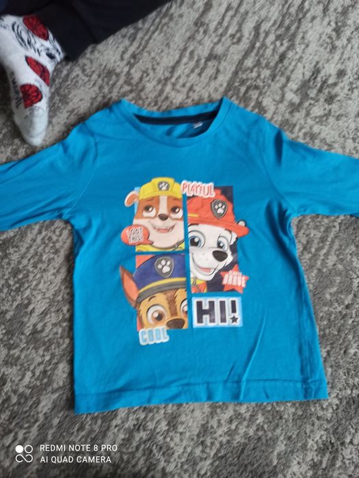 Koszulki z nadrukiem Psiego Patrolu