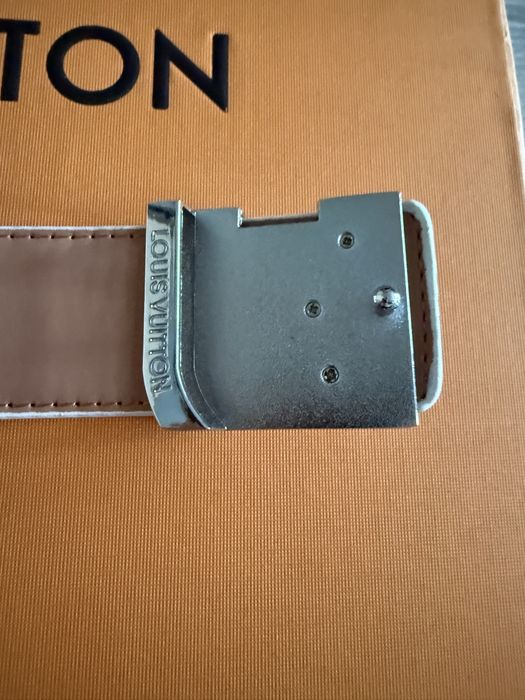 Pasek Louis Vuitton colorful monogram z srebrną klamrą 105cm