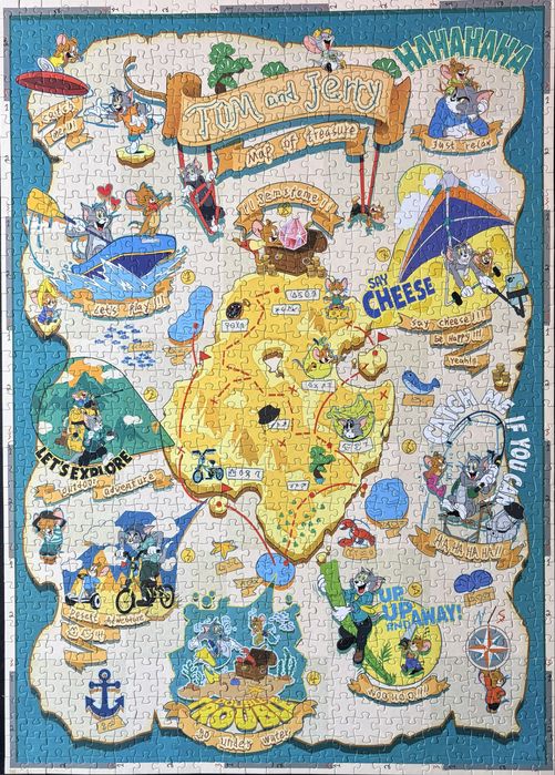 Puzzle bez pudelka 1000