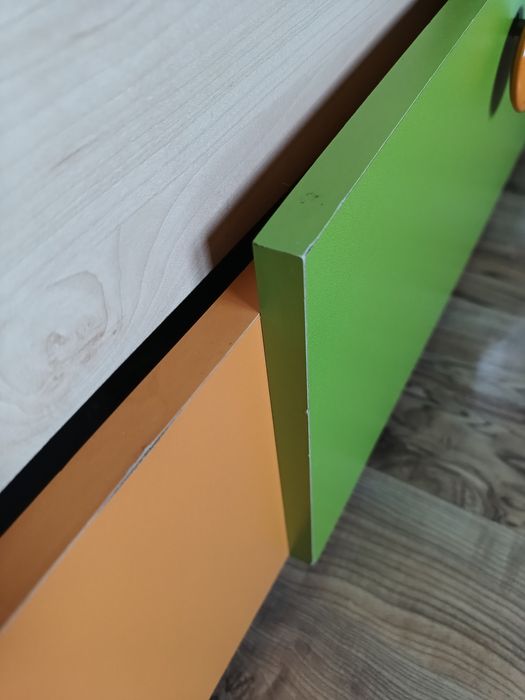 Łóżko dziecięce młodzieżowe Forte 90x200, jak nowy materac