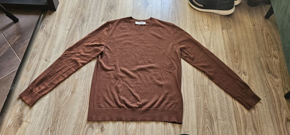 Samsoe Samsoe cieńku wełniany męski sweter rozmiar M/L