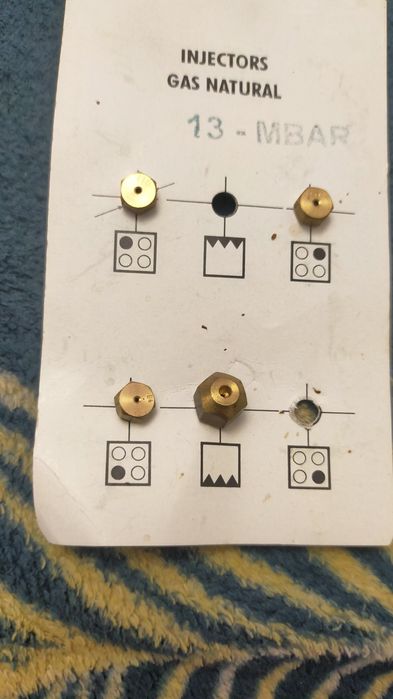 Набор газовых сопл