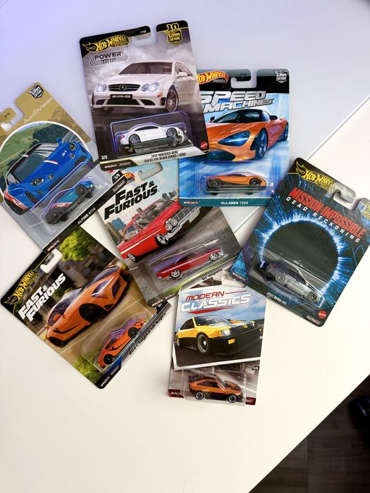 Hot Wheels Elite, Premium, Ultra Hots, 100%, Speed Machines  та інші