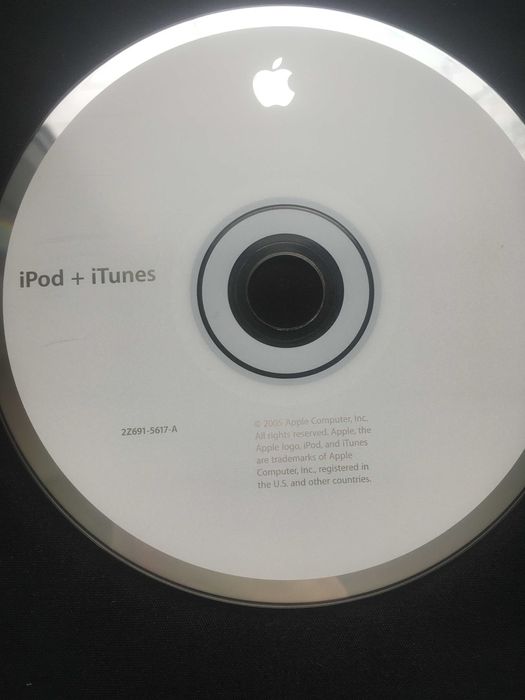 Коллекционный диск Apple iPod + iTunes (OEM Install CD, 2005)