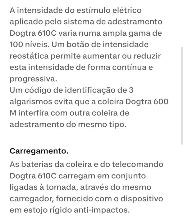 Coleira adestramento dogtra 610c NOVA