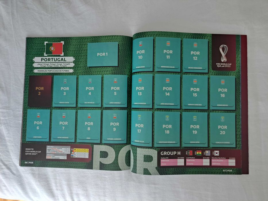 Caderneta Mundial Qatar 2022 - Nova - Sem cromos colados - Panini