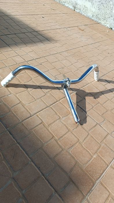 Guiador de pasteleira leader cromado