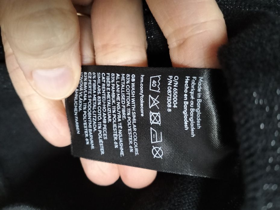 H&M cudna, błyszcząca sukienka czarna dziewczęca, kokardka, r.98/104