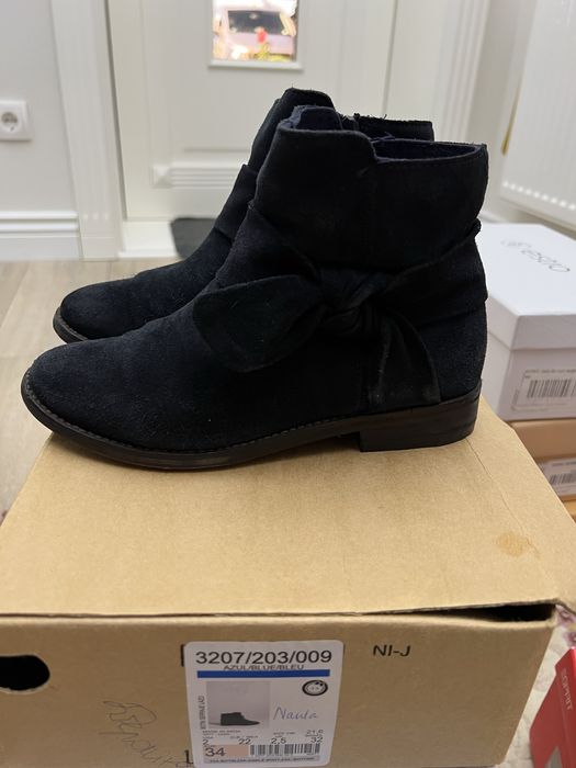 Осінні черевики для дівчинки zara 34 р