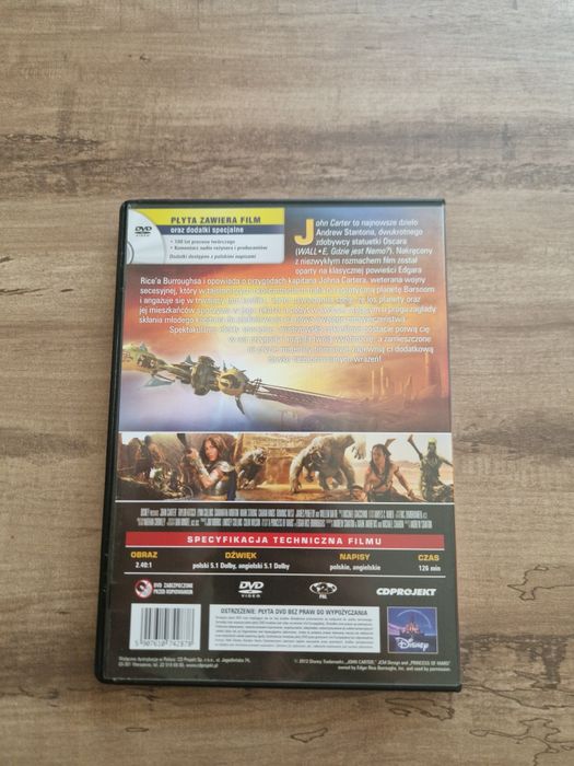 John Carter DVD disney