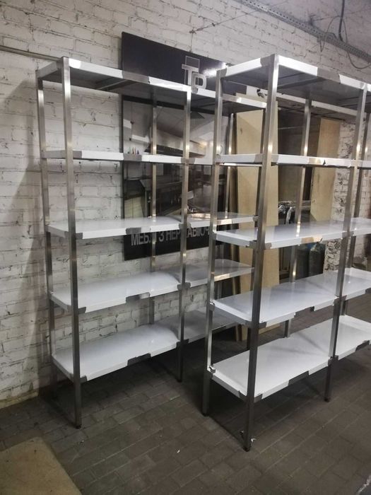 Столи, мийки, стелажі, полиці, сушки з нержавіючої сталі нержавійки