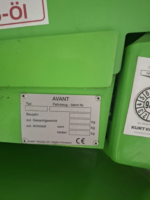 Ładowarka miniładowarka Avant 640 silnik Kubota Optidrive