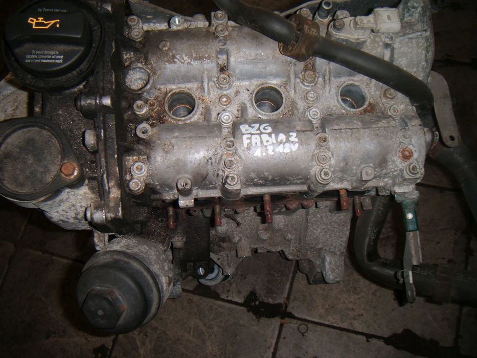 skoda fabia 2 1.2 12v silnik benzynowy BZG słupek
