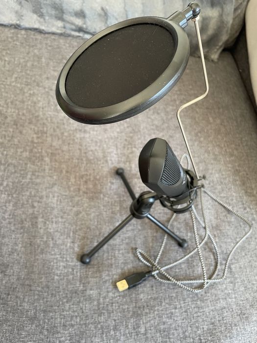 MIKROFON 22656 GX232 mikrofon do nagrywania z kablem