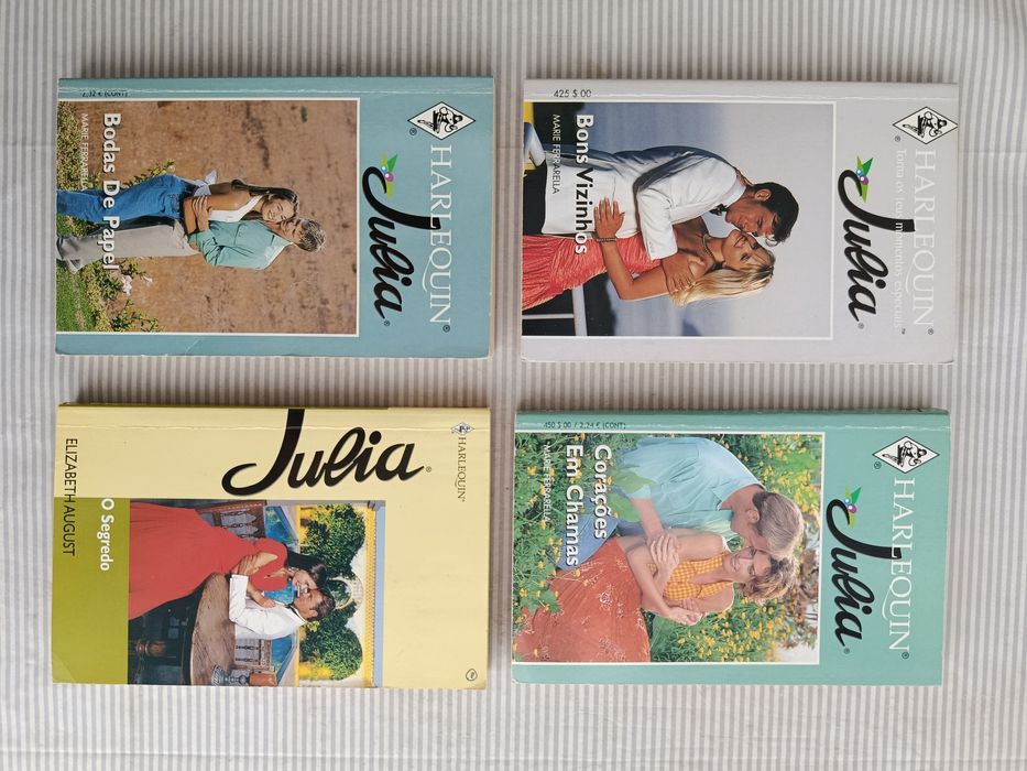 28  livros  de  Romance  " JÚLIA "  Harlequin