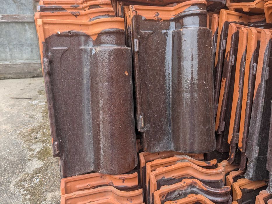 Telha vidrada usada com nova ceramica sotelha Bastos