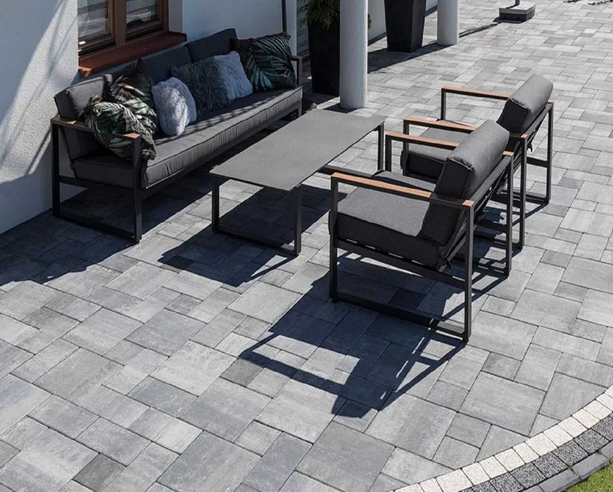 Kostka brukowa VISIO impregnowana kalcyt kremowo-beżowy Bruk-bet