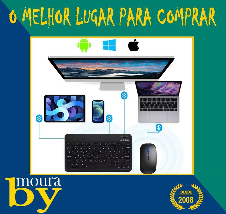 Teclado em Portugues para Tablet 10.1" android ios windows